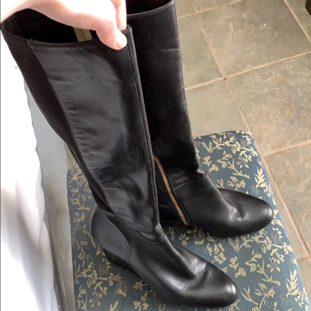 Michael Kors Black Knee High Boots